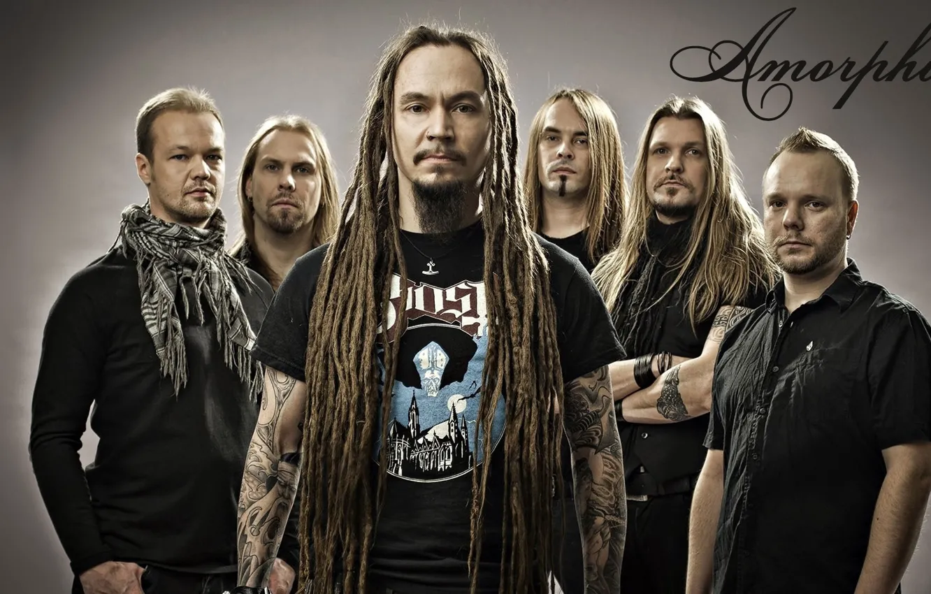 Photo wallpaper GROUP, METAL, COMPOSITION, MUSICIANS, AMORPHIS, GOTHIC