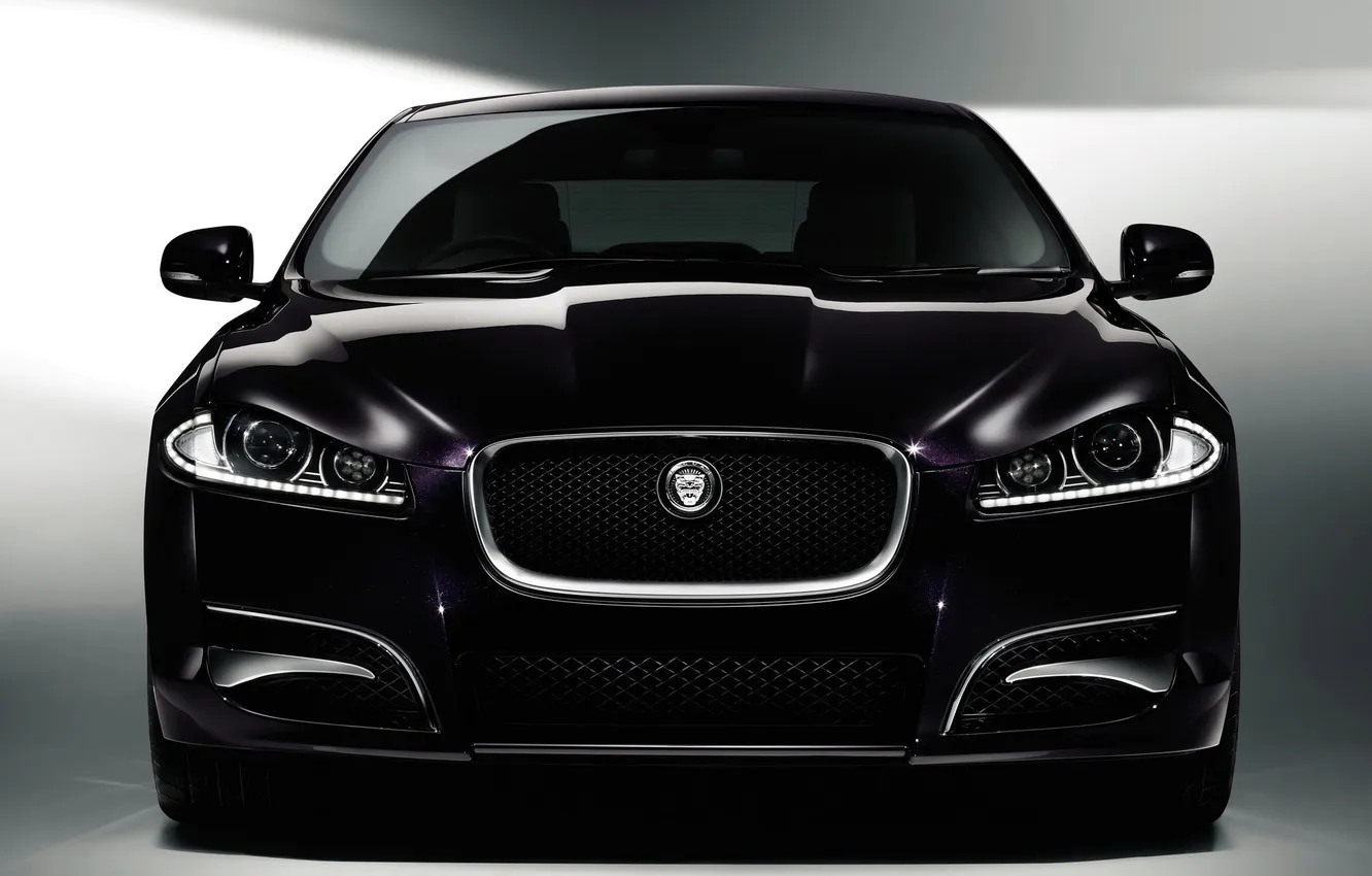 Photo wallpaper purple, face, dark, purple, Jaguar XF