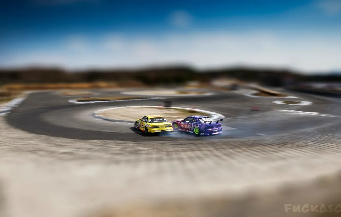 Photo wallpaper wallpaper, Silvia, Nissan, cars, s13, tilt-shift, speedhunters, Vehicles