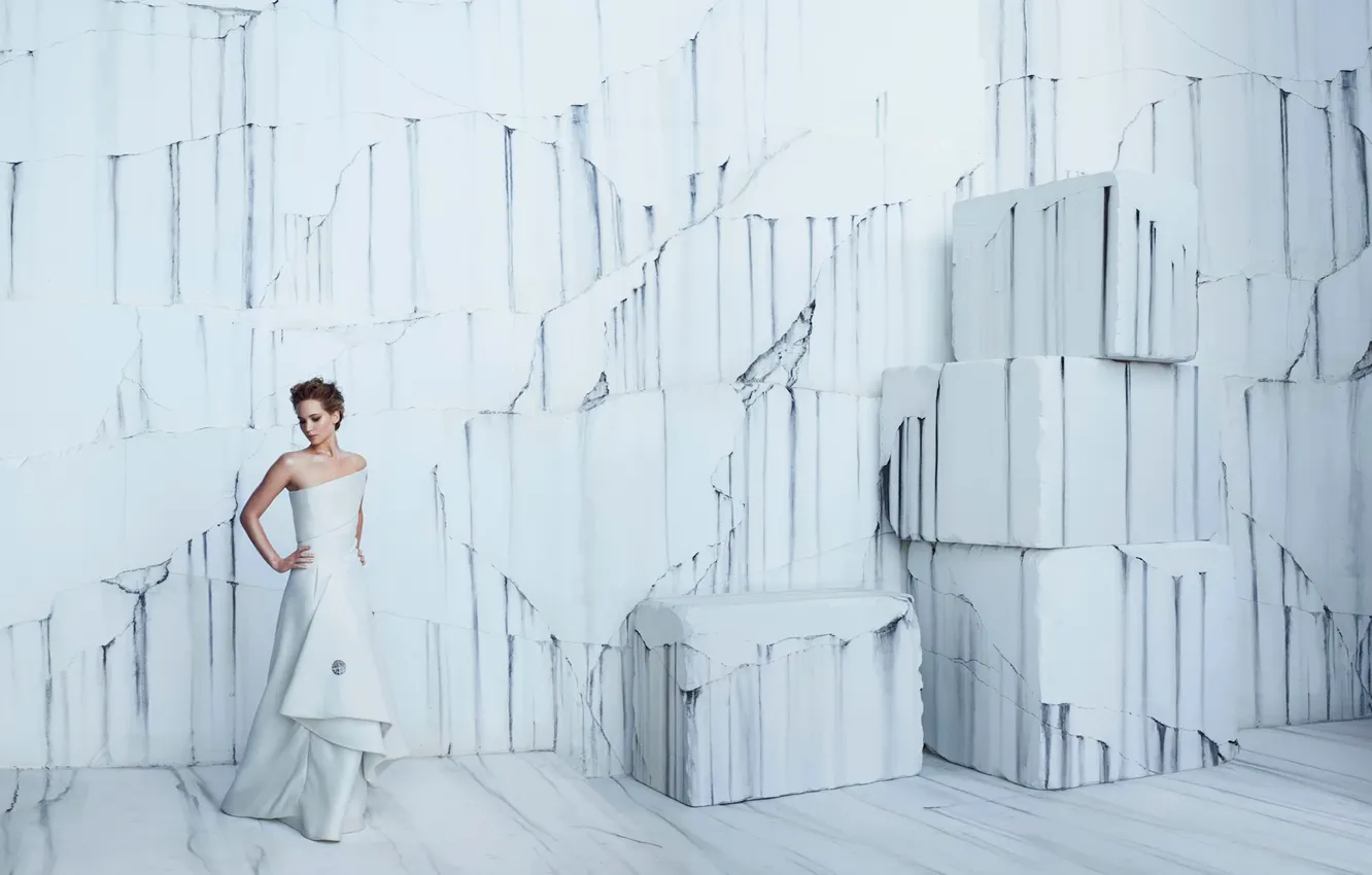 Photo wallpaper Jennifer Lawrence, Jennifer Lawrence, InStyle