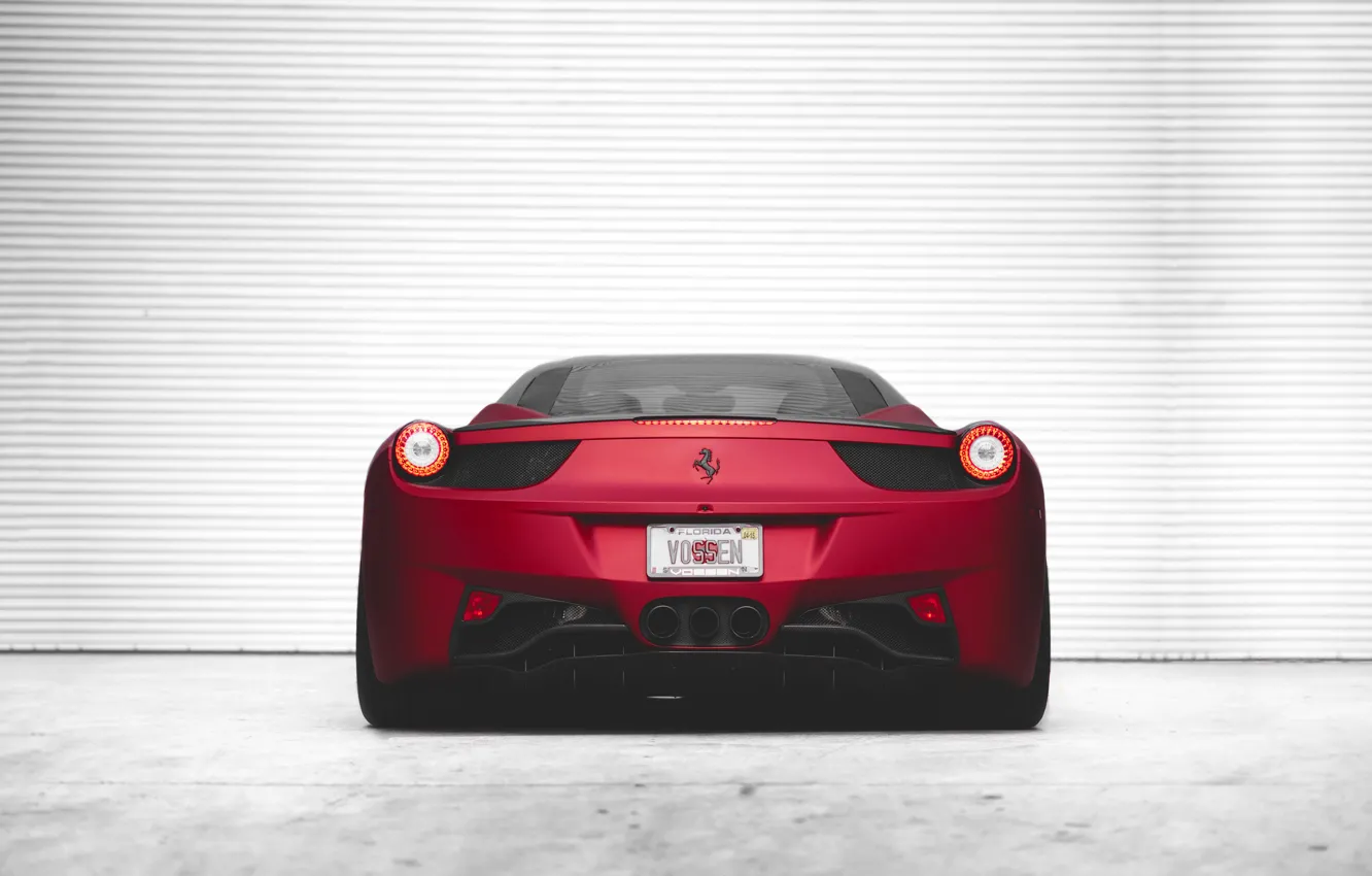 Photo wallpaper Ferrari, 458, Italia