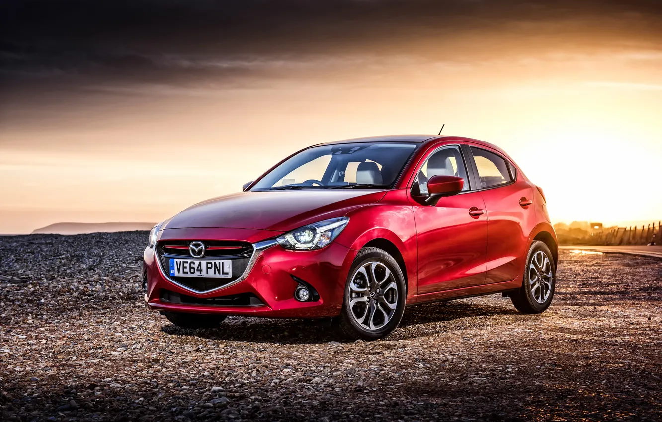 Photo wallpaper Mazda, UK-spec, 2015, Mazda 2