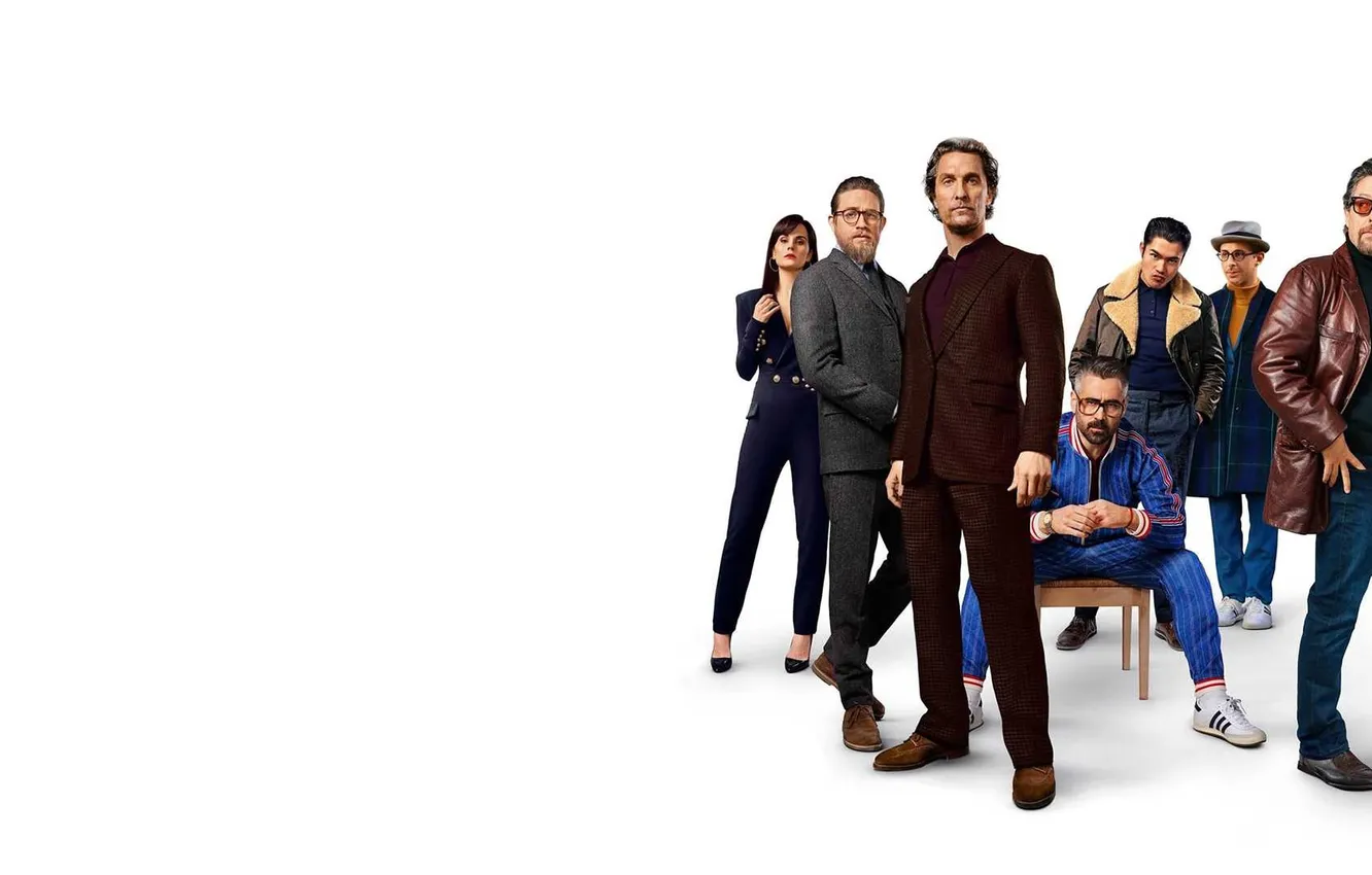 Photo wallpaper Gentlemen, characters, Guy Ritchie, The film