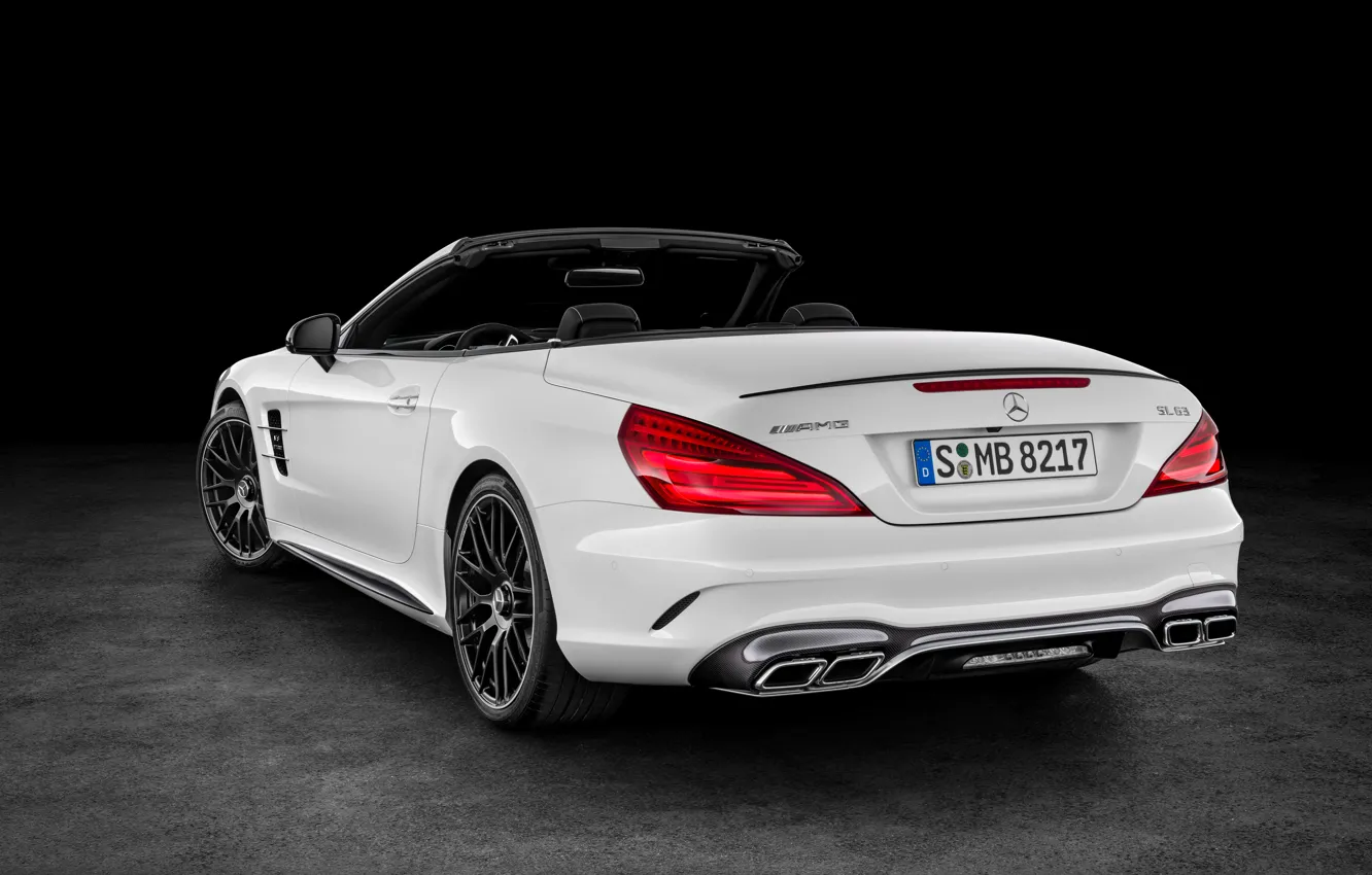 Photo wallpaper white, Mercedes-Benz, convertible, Mercedes, AMG, AMG, R231, SL-Class