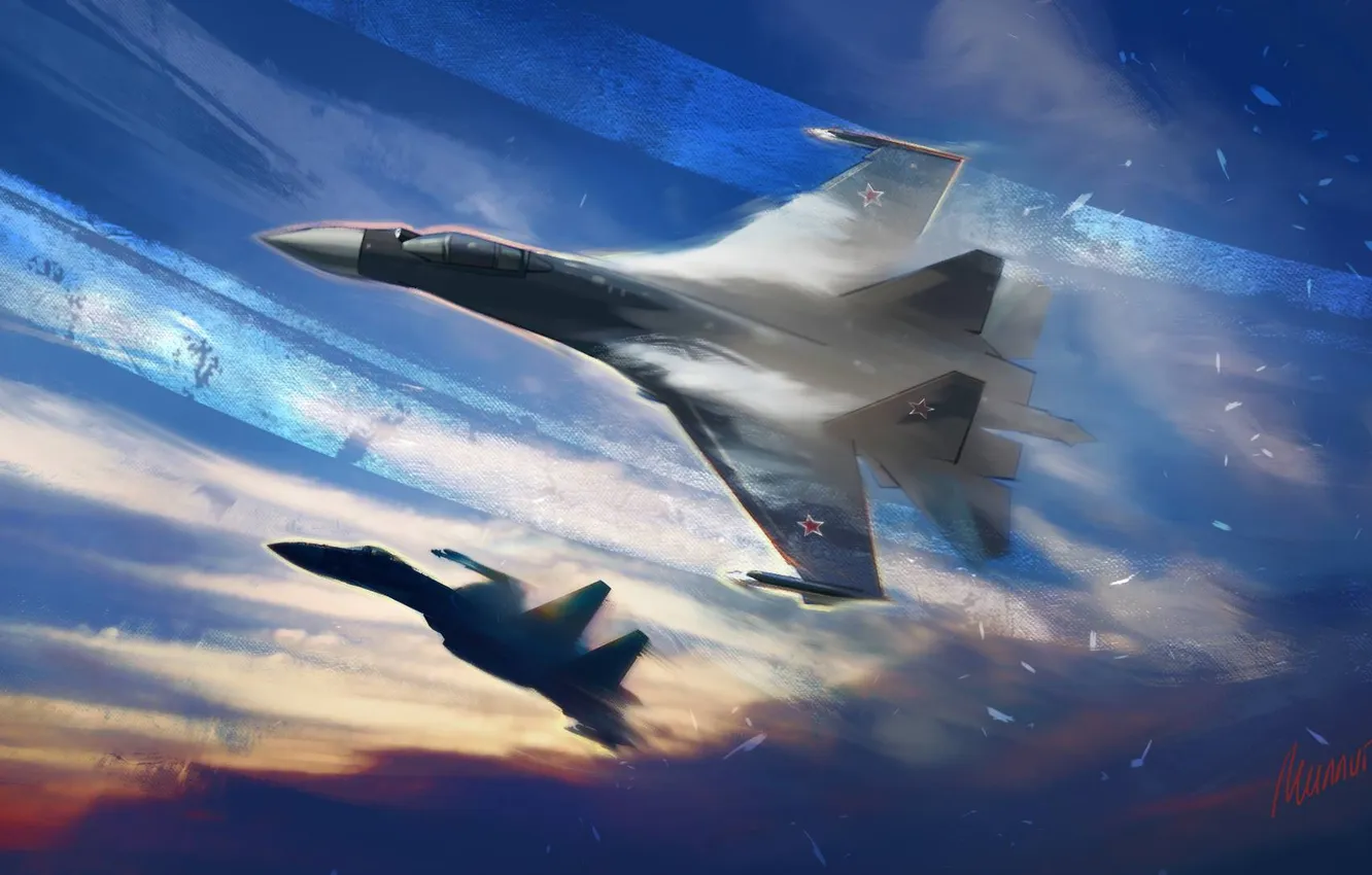 Photo wallpaper military, art, airplane, aviation