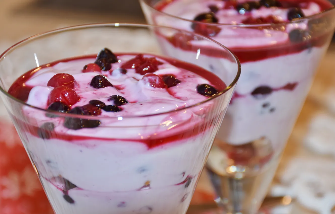 Photo wallpaper food, dessert, sweet, dish