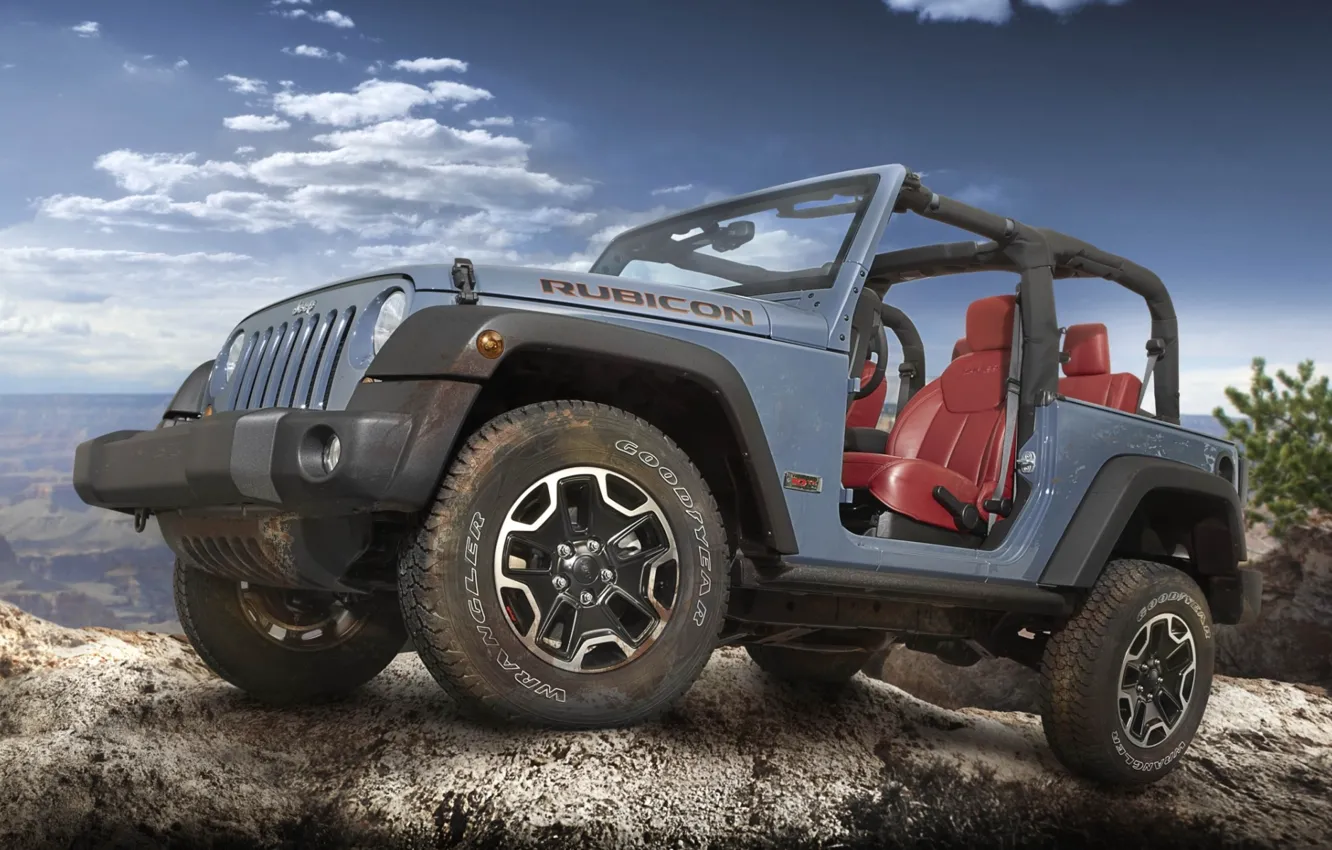 Photo wallpaper Jeep, the front, Wrangler, Ringler, Jeep, Rubicon, 10th Anniversary