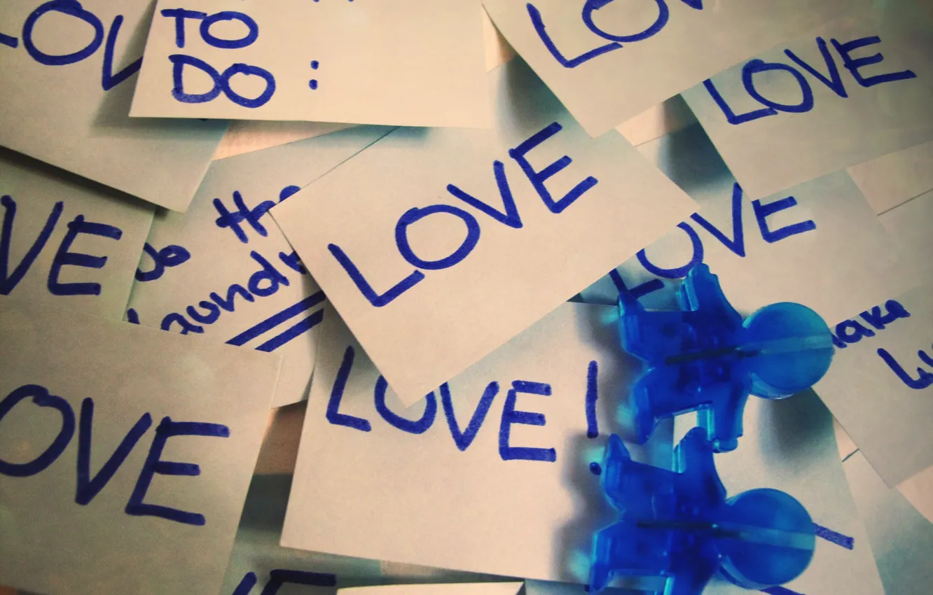 Photo wallpaper love, blue, mood, blue, the inscription, note, love, notes