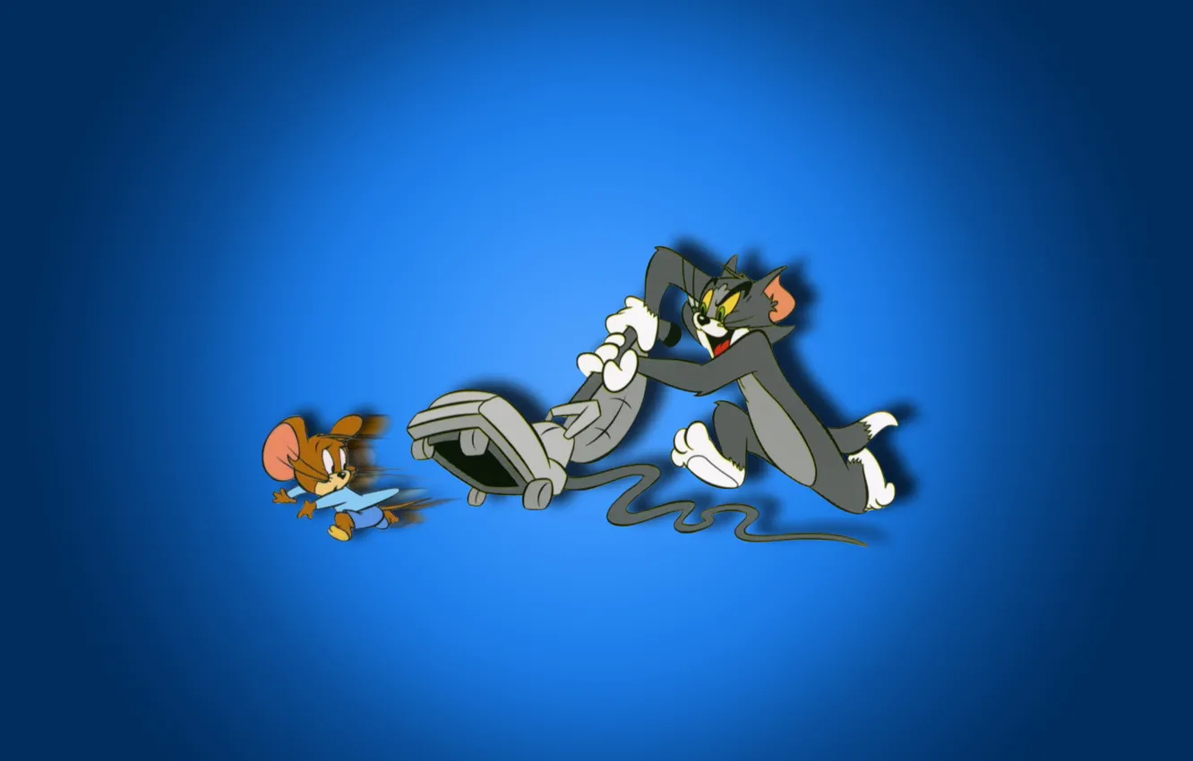 Photo wallpaper cat, cartoon, mouse, tom and jerry, Tom and Jerry