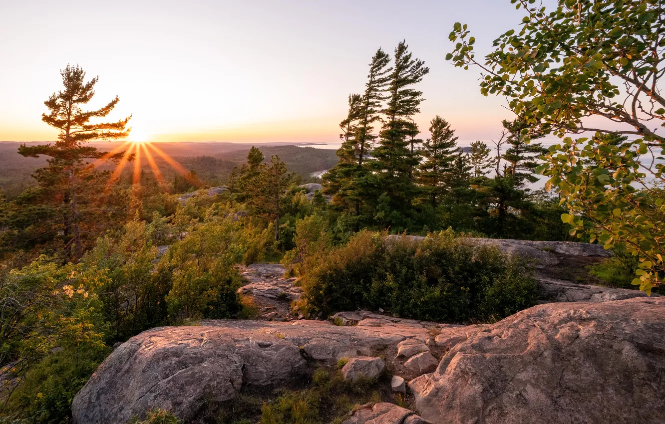 Photo wallpaper USA, Michigan, North America