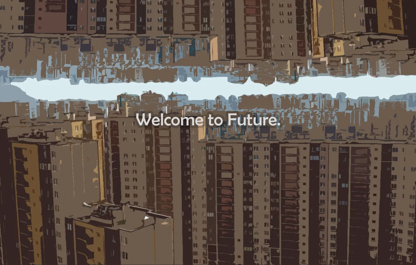 Photo wallpaper city, Russia, pain