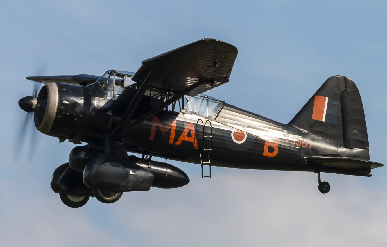 Photo wallpaper the plane, British, easy, Westland Lysander