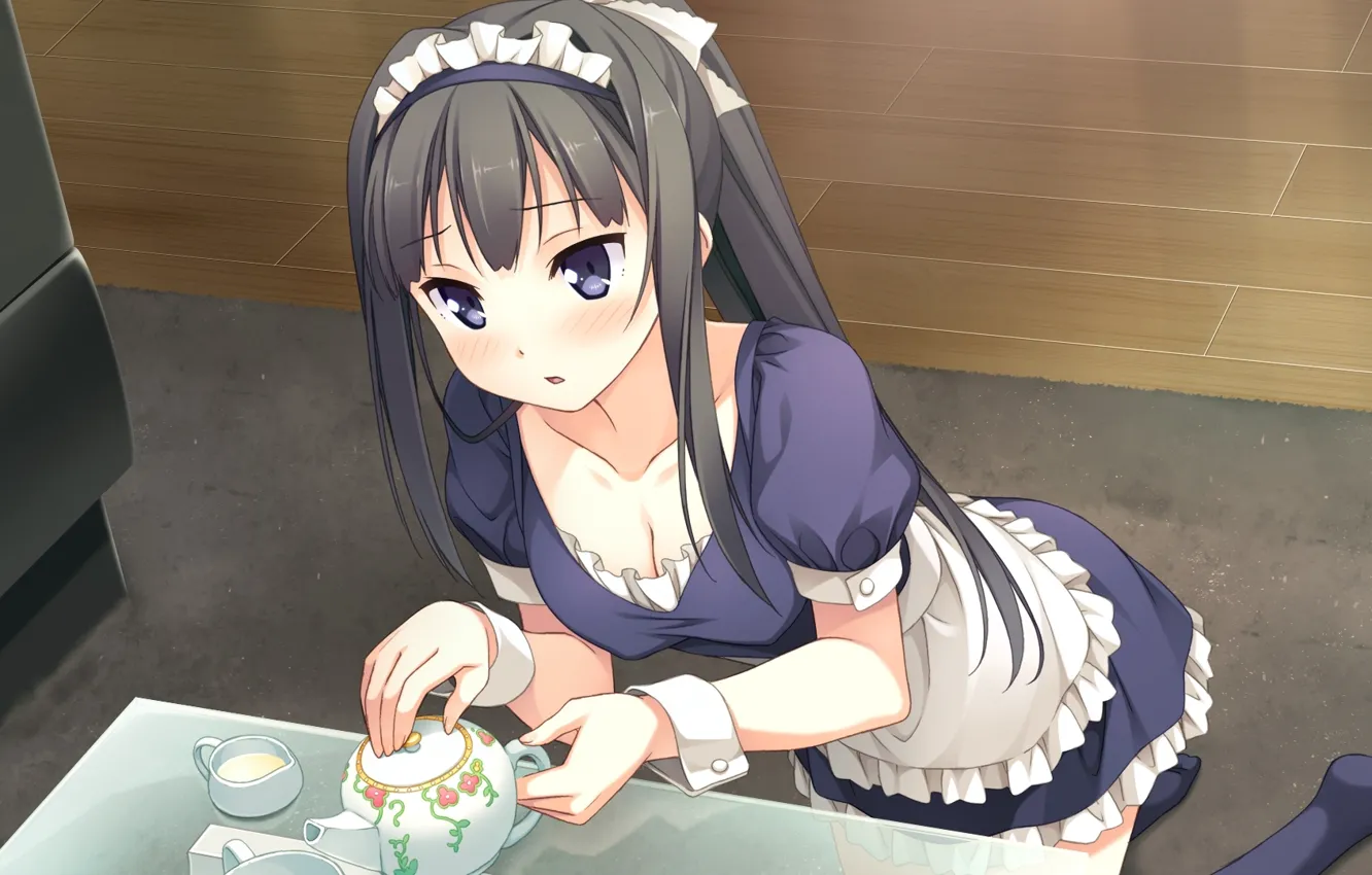 Photo wallpaper kettle, the maid, art, ruffles, visual novel, kantoku, your diary, law