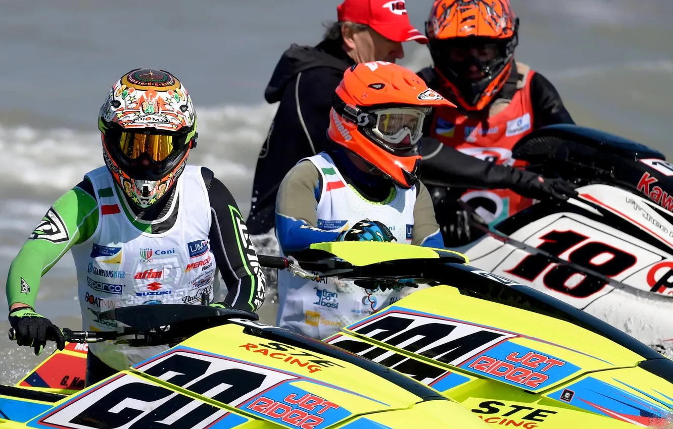 Photo wallpaper race, boat, speed