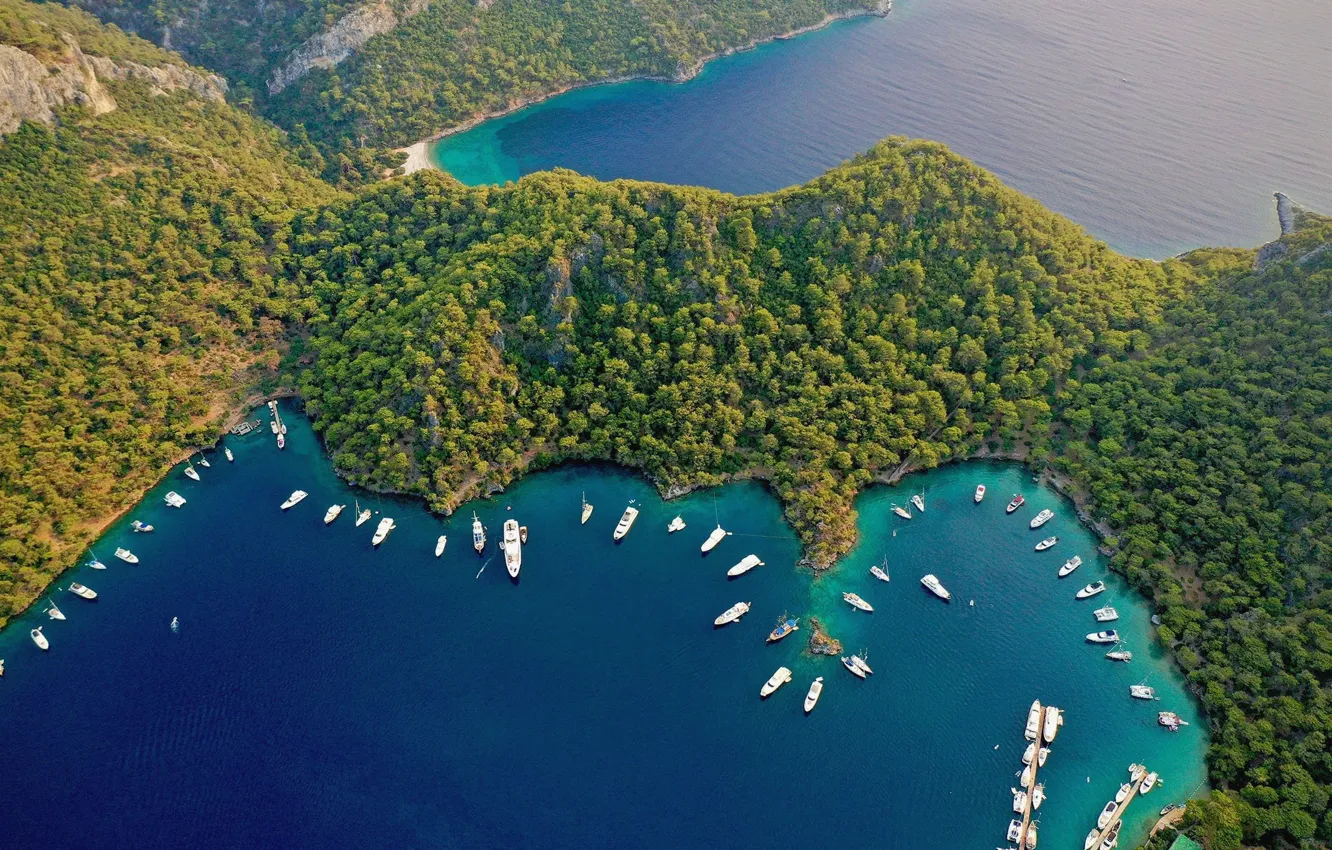 Photo wallpaper Turkey, holiday, Muğla, gocek