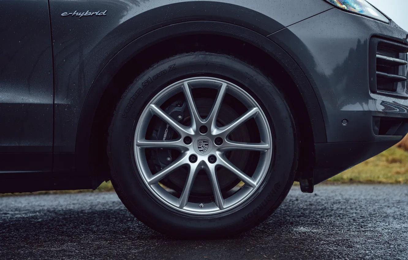 Photo wallpaper Porsche, Cayenne, Porsche Cayenne E-Hybrid