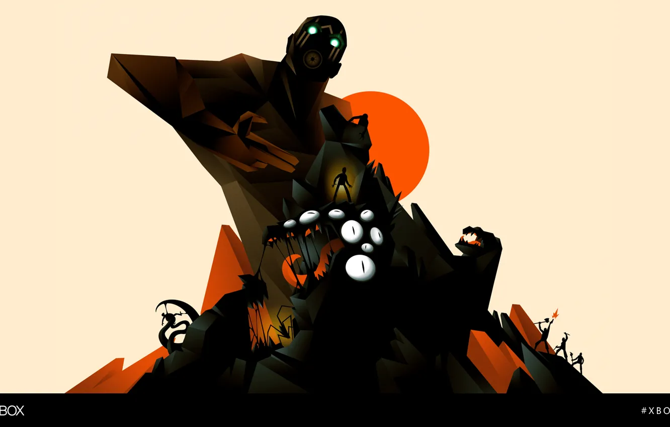 Photo wallpaper Borderlands, XBOXART, Vincent Roche