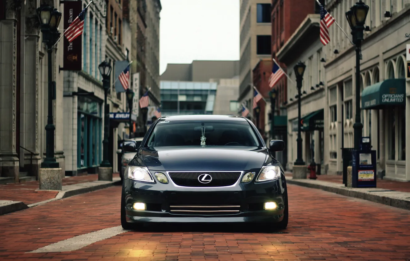 Photo wallpaper street, tuning, Lexus, car, Lexus, gs 300