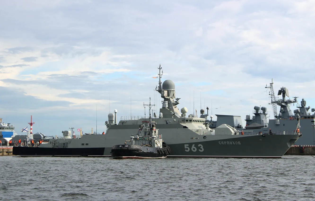 Photo wallpaper ship, Corvette, rocket, small, Serpukhov