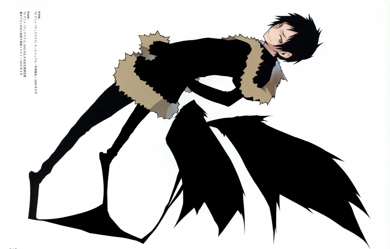 Photo wallpaper Shadow, guy, Art, Durarara!!, Of Izaya Orihara