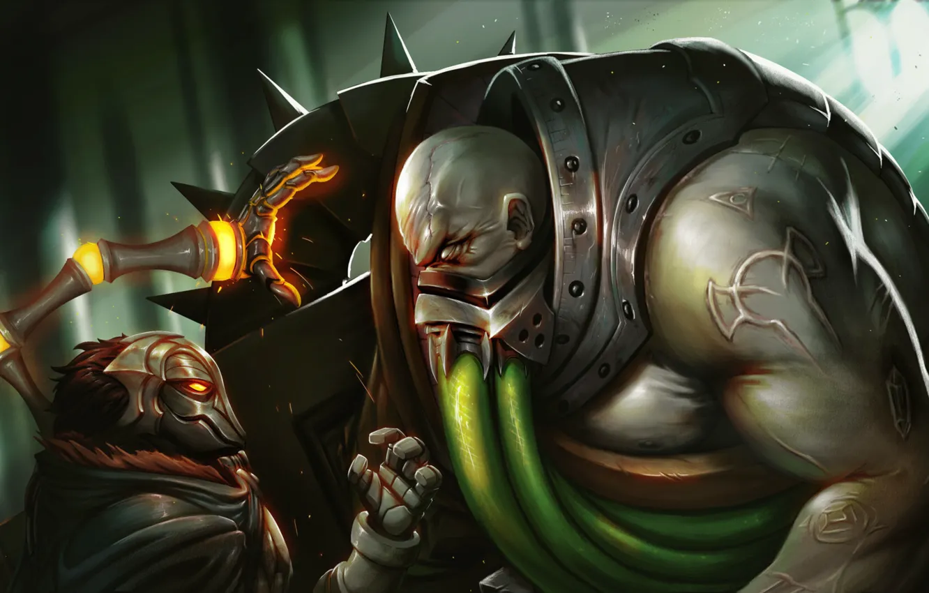 Photo wallpaper League of Legends, Viktor, Urgot