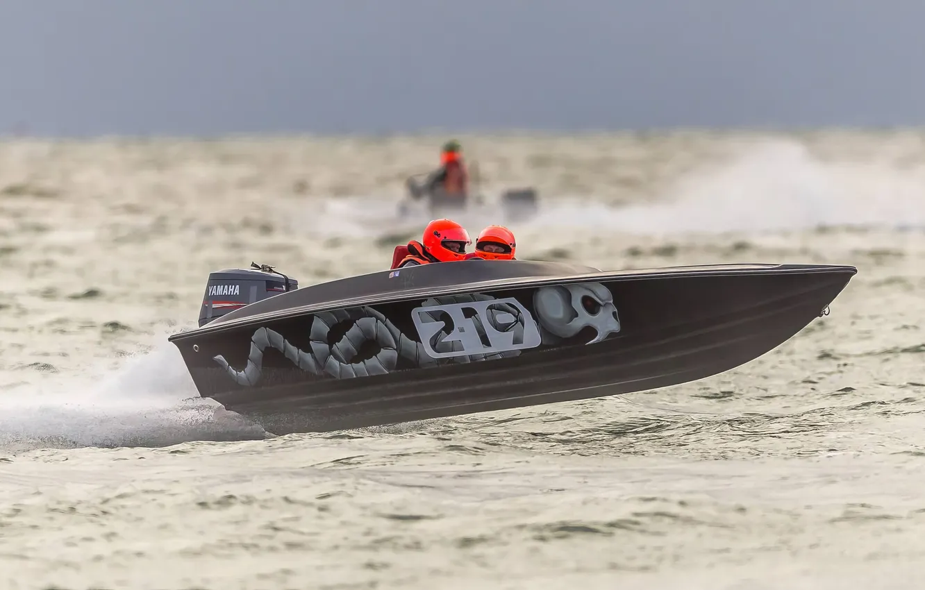 Photo wallpaper race, boat, speed