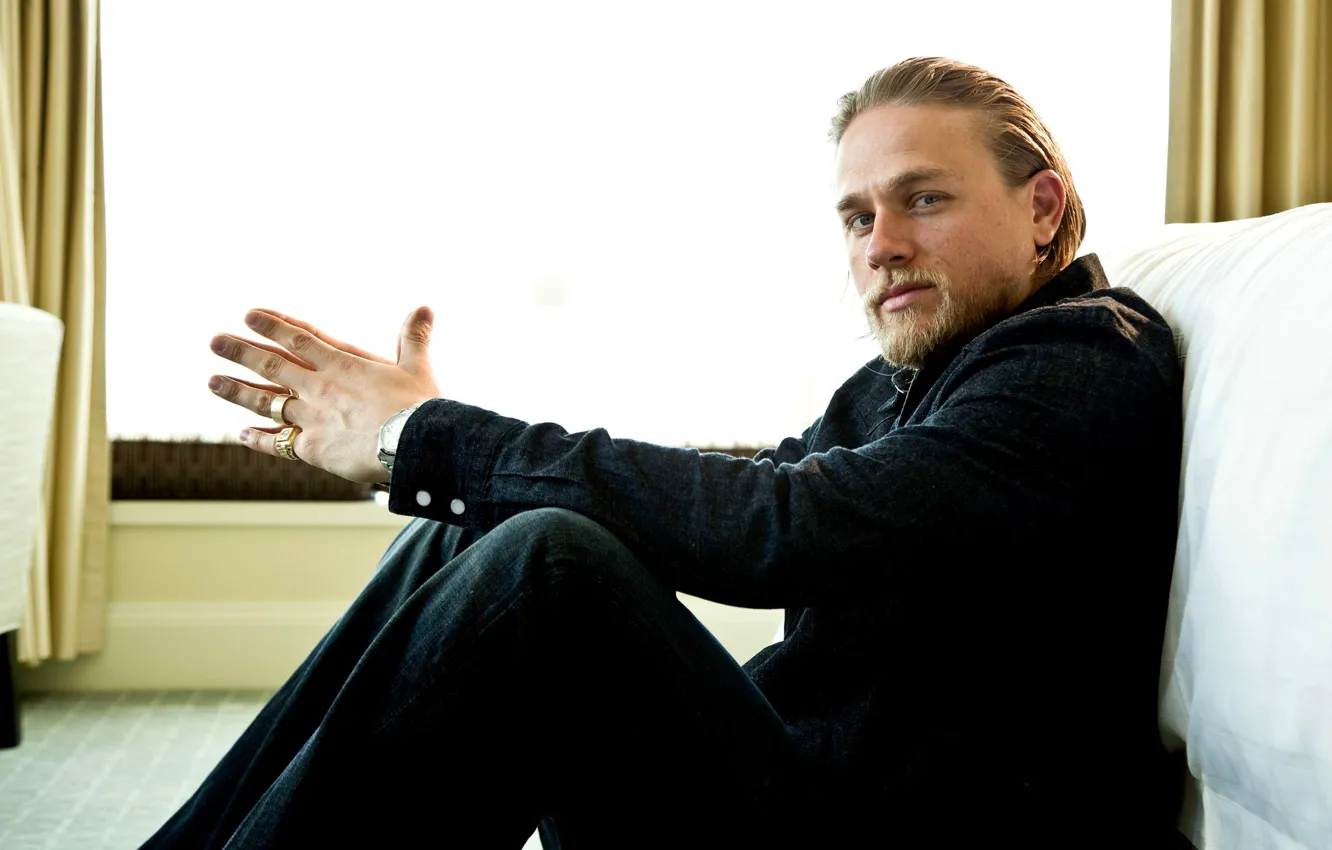 Photo wallpaper look, actor, male, blonde, Charlie Hunnam, Charlie Hunnam