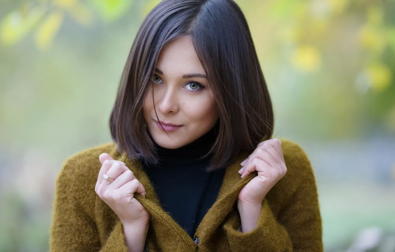 Photo wallpaper look, girl, model, portrait, beautiful