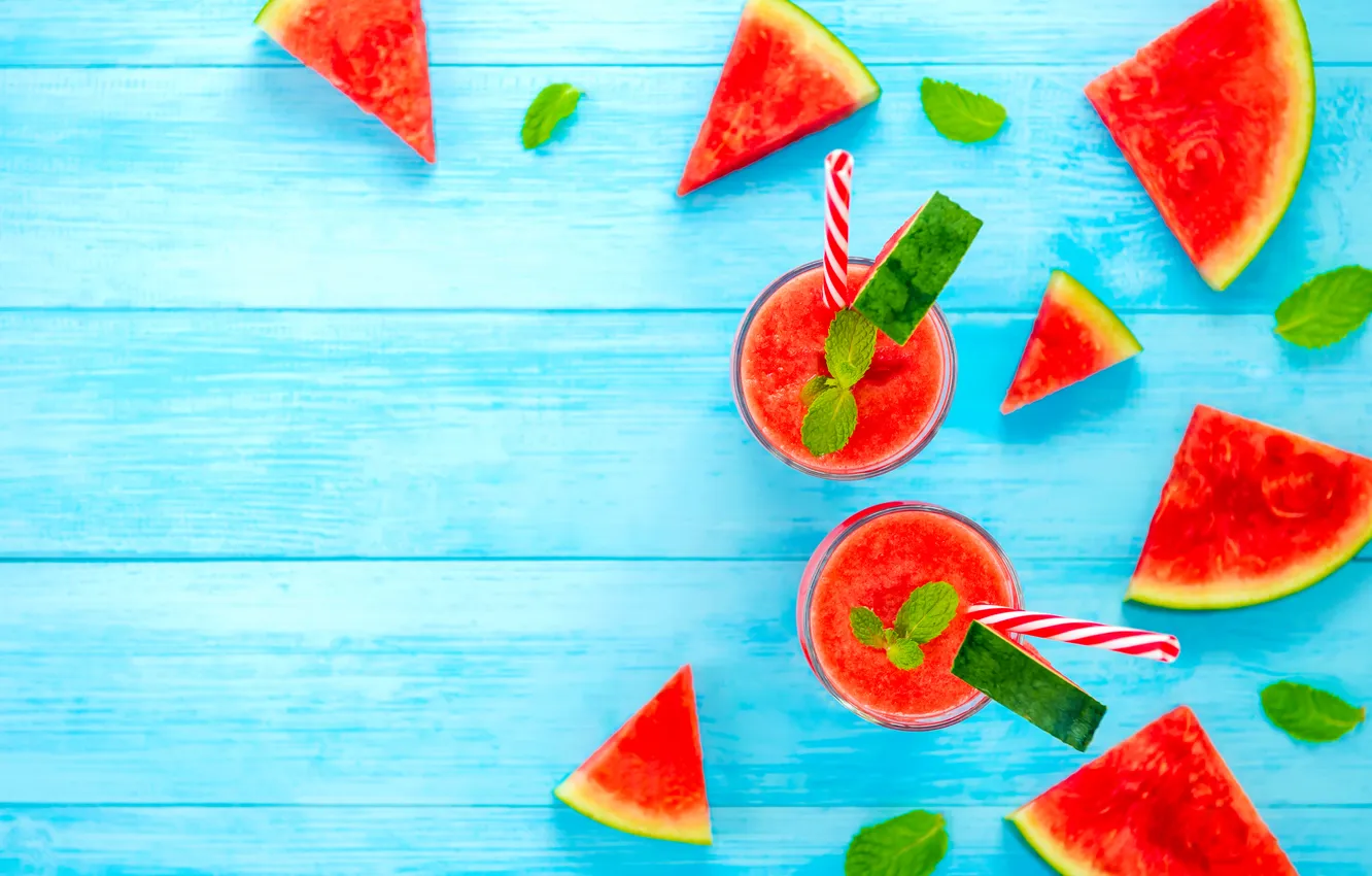 Photo wallpaper watermelon, juice, juice, fresh, watermelon, slice