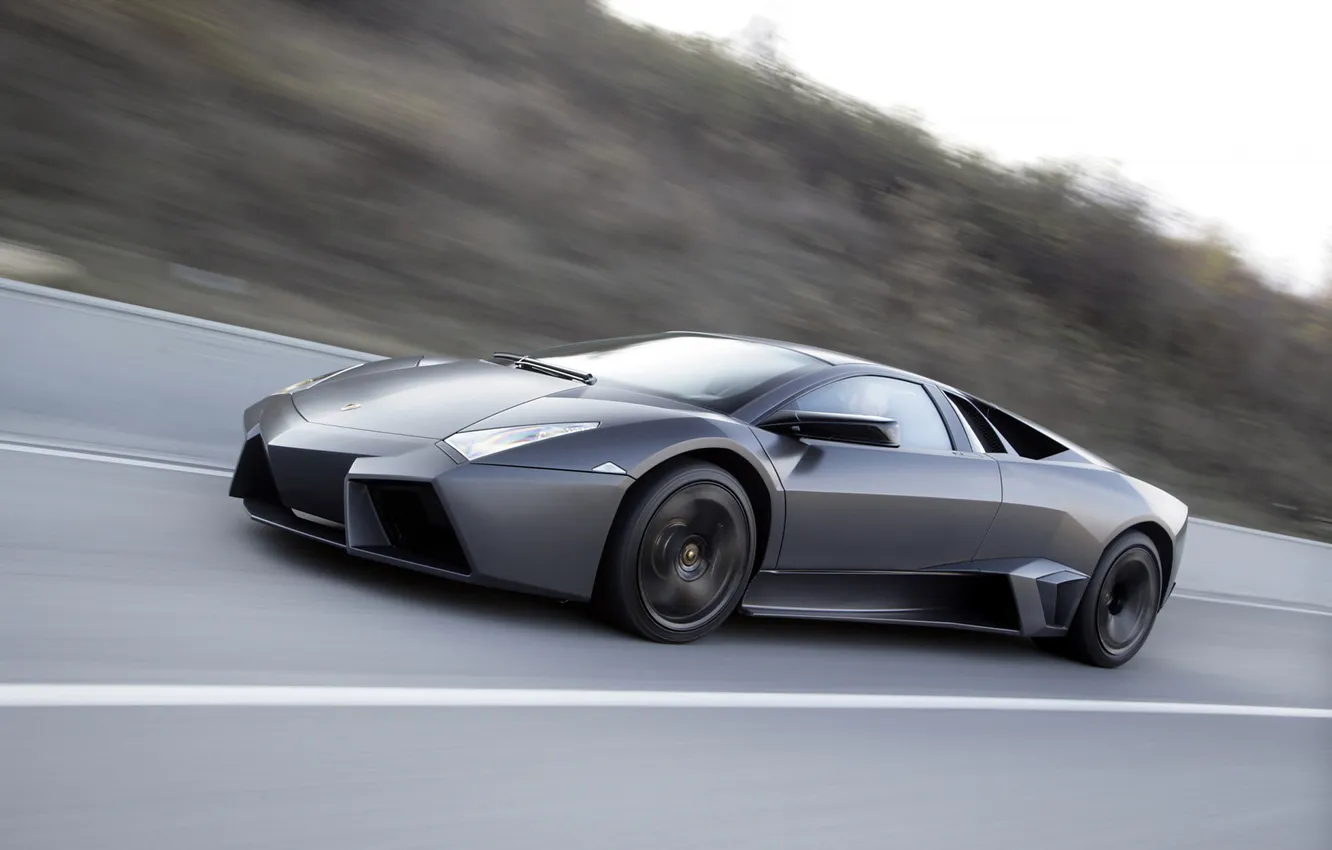 Photo wallpaper speed, Reventon, blur