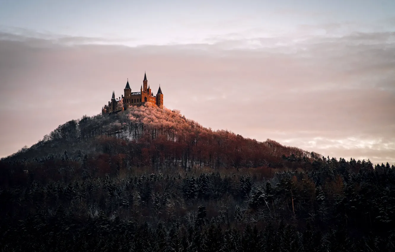 Photo wallpaper landscape, Germany, Castle Hohenzollern