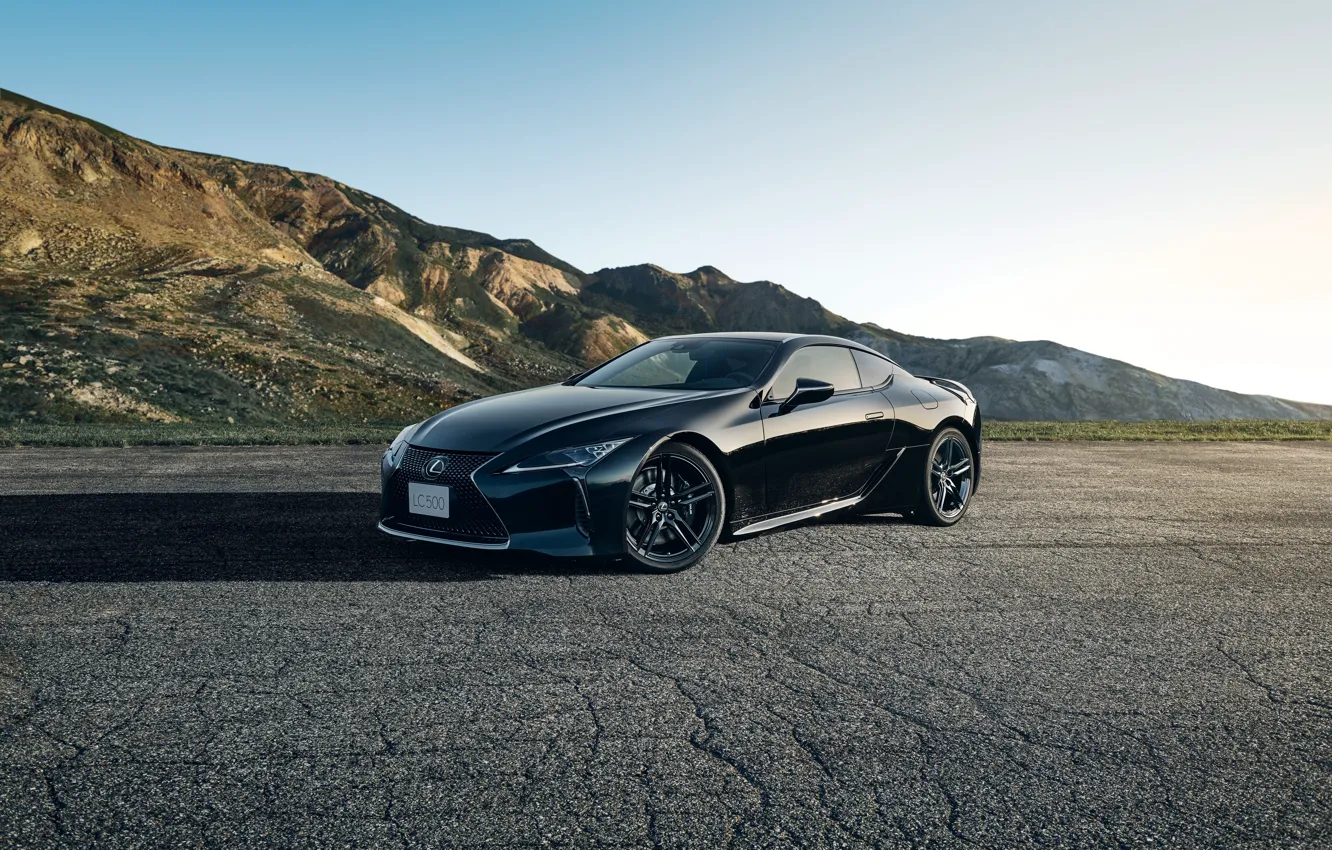 Photo wallpaper Lexus, black, Limited Edition, LC 500, Lexus LC 500 "Aviation"