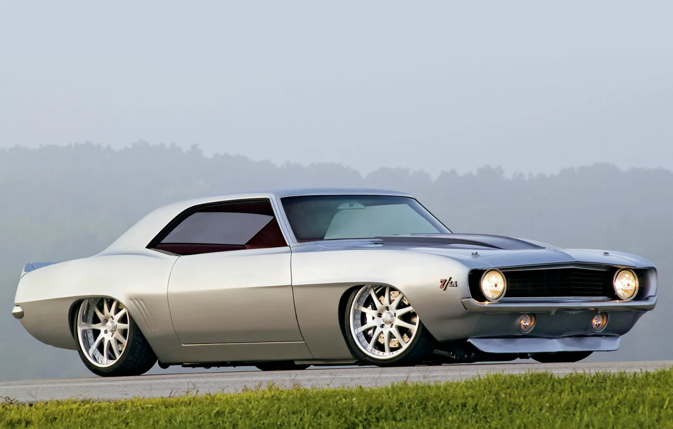 Photo wallpaper Wallpaper, Chevrolet, Muscle, 1969, Camaro, Car, wallpapers, ZL1