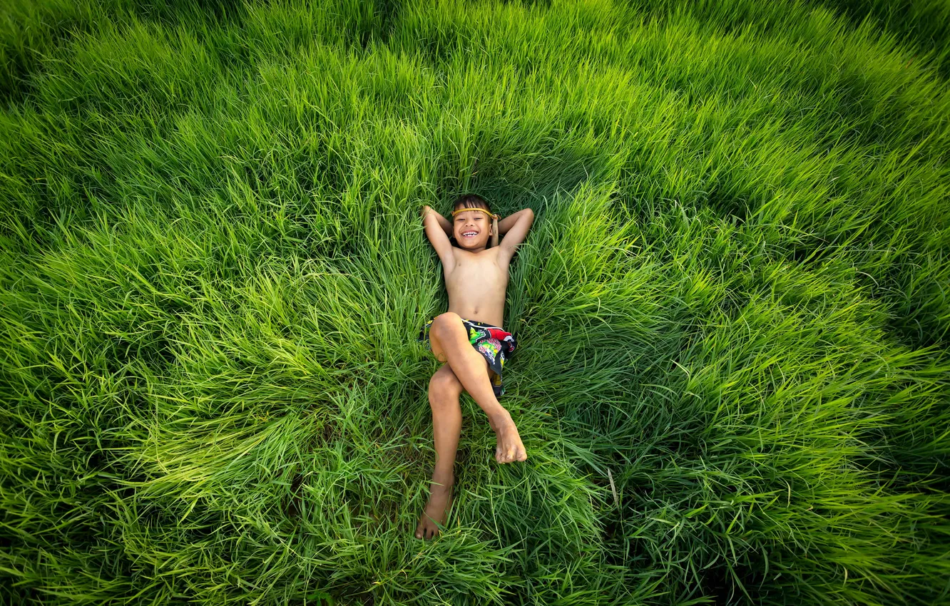 Photo wallpaper Thailand, nature, people, man