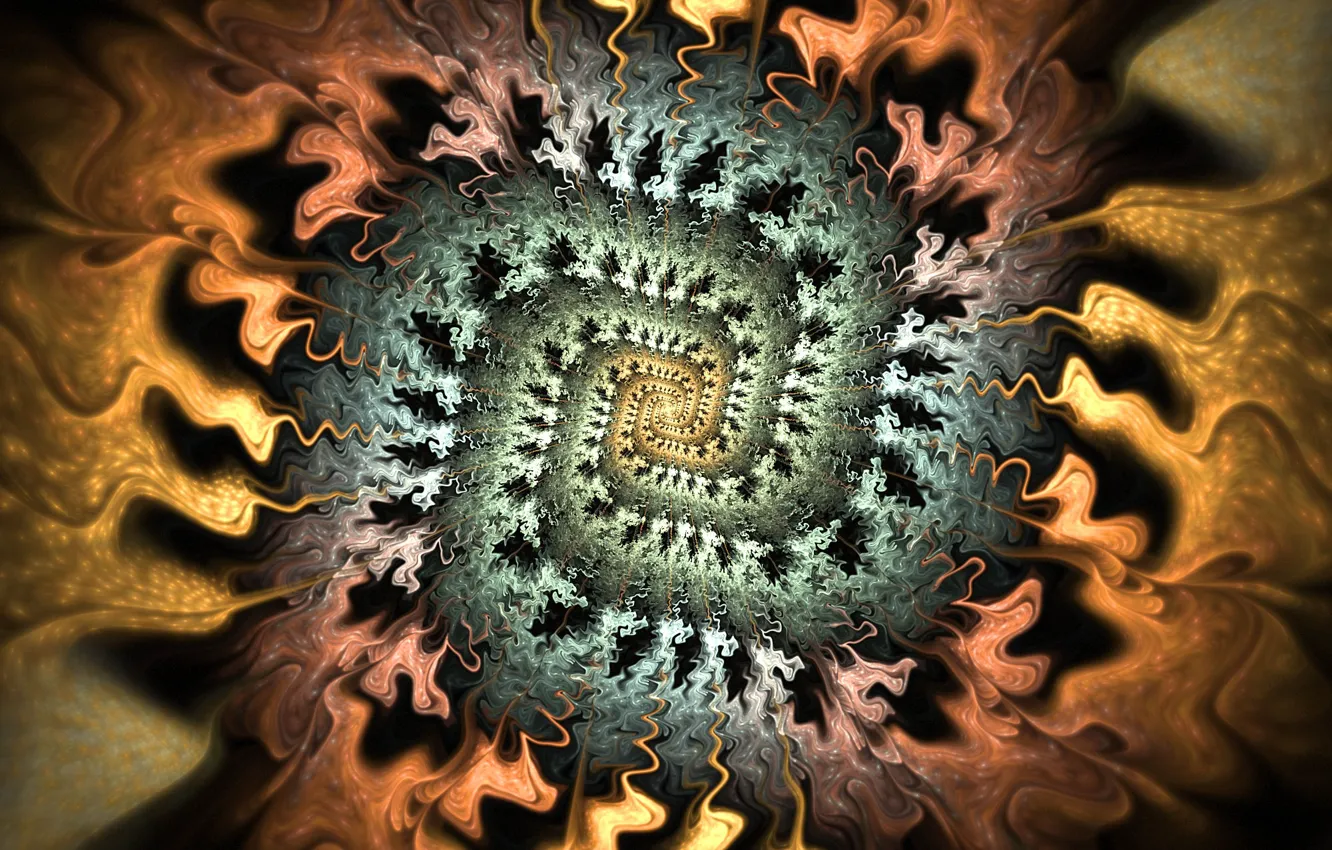 Photo wallpaper abstraction, pattern, fractal, ornament, abstract background