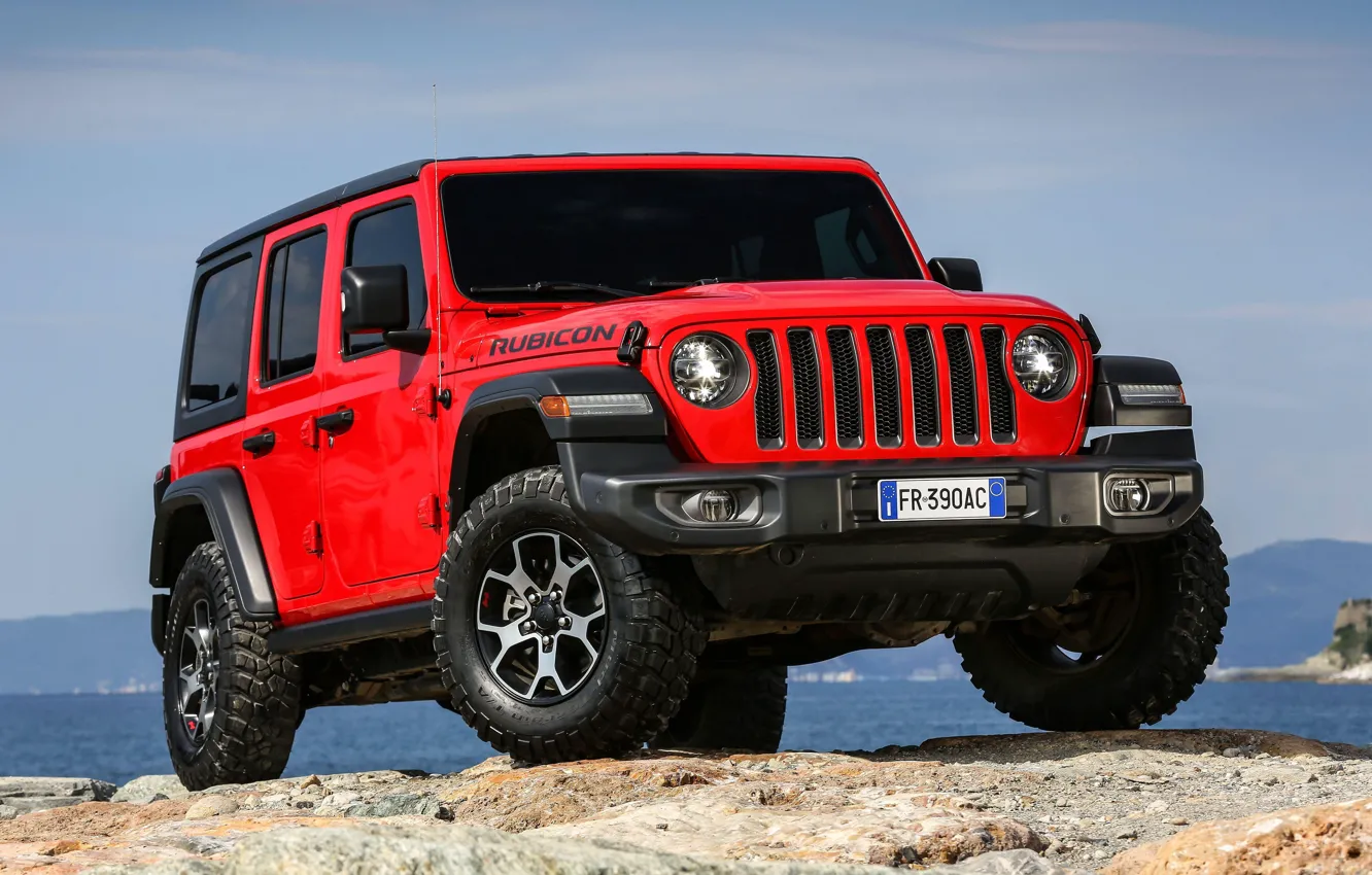 Photo wallpaper 2018, Wrangler, Jeep, Unlimited, Rubicon, Jeep Wrangler Unlimited Rubicon 2018