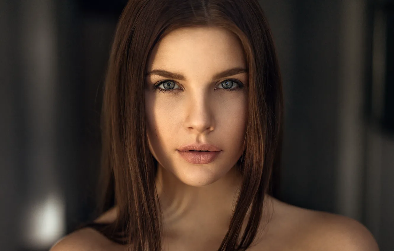 Photo wallpaper eyes, look, girl, portrait, photographer, Melanie, Martin Kühn