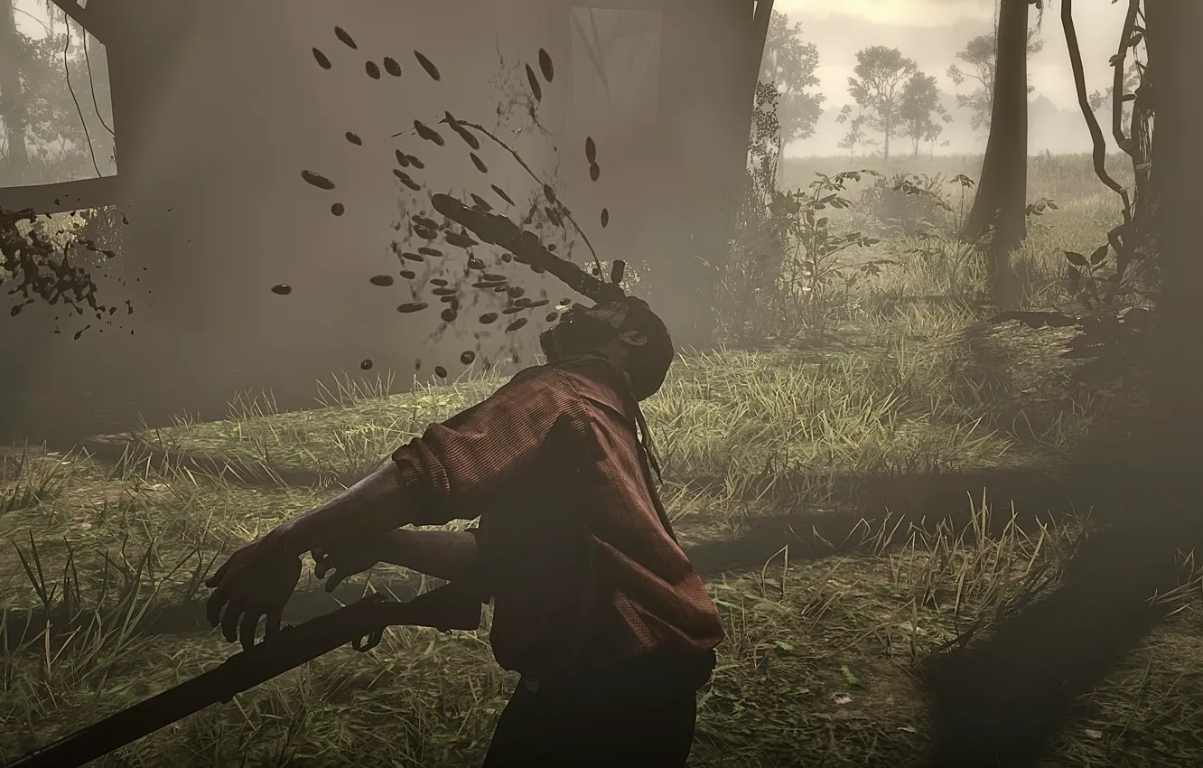 Photo wallpaper HDR, game, Tomahawk, Headshot, UHD, Red Dead Redemption 2, XBox One X, RDR2