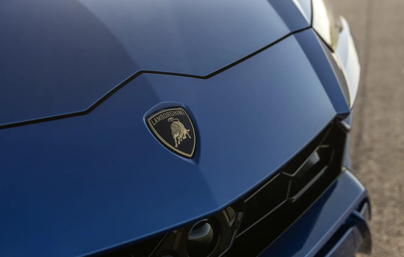 Photo wallpaper Lamborghini, logo, Urus, Hennessey Lamborghini Urus