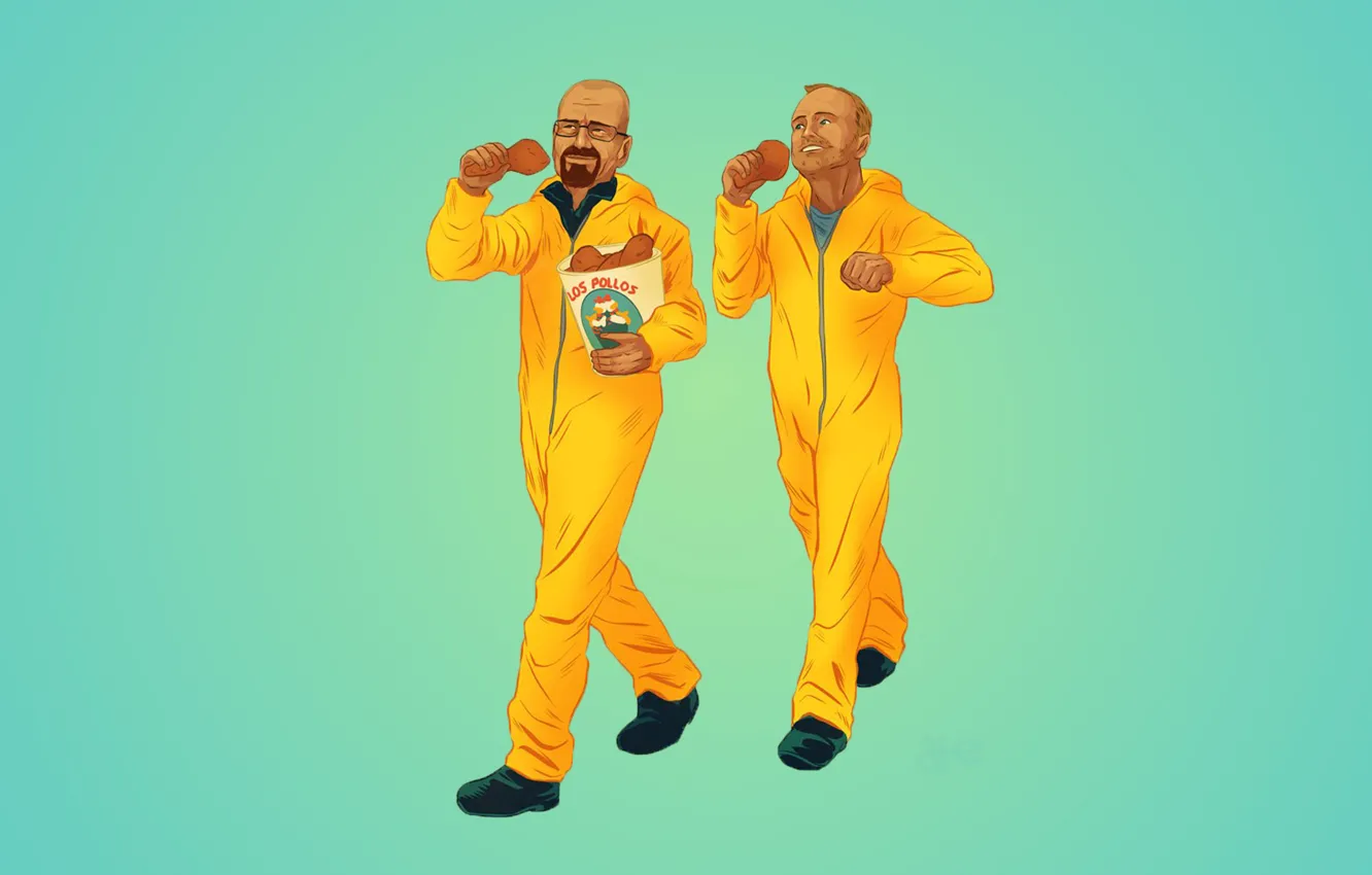 Photo wallpaper Breaking Bad, Walter White, Jesse Pinkman, The Chicken Brothers