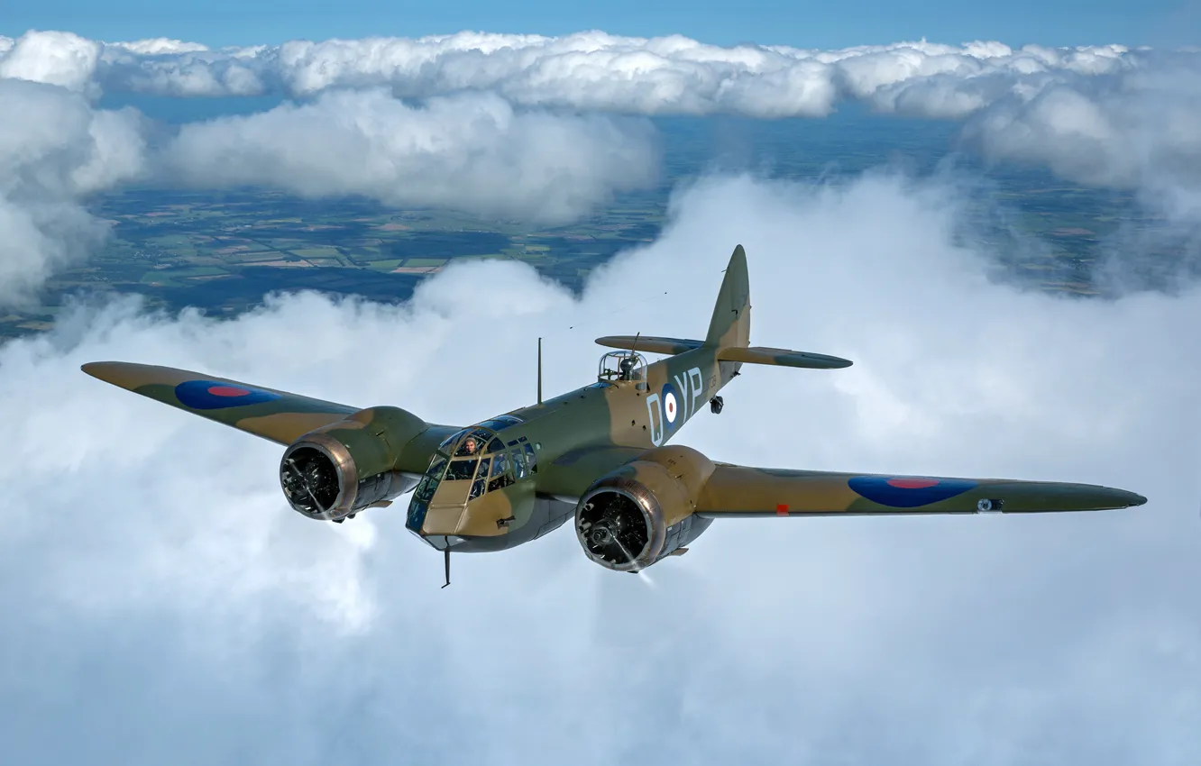Photo wallpaper RAF, The second World war, Bristol Blenheim, Bristol Blenheim Mk.I, Light bomber