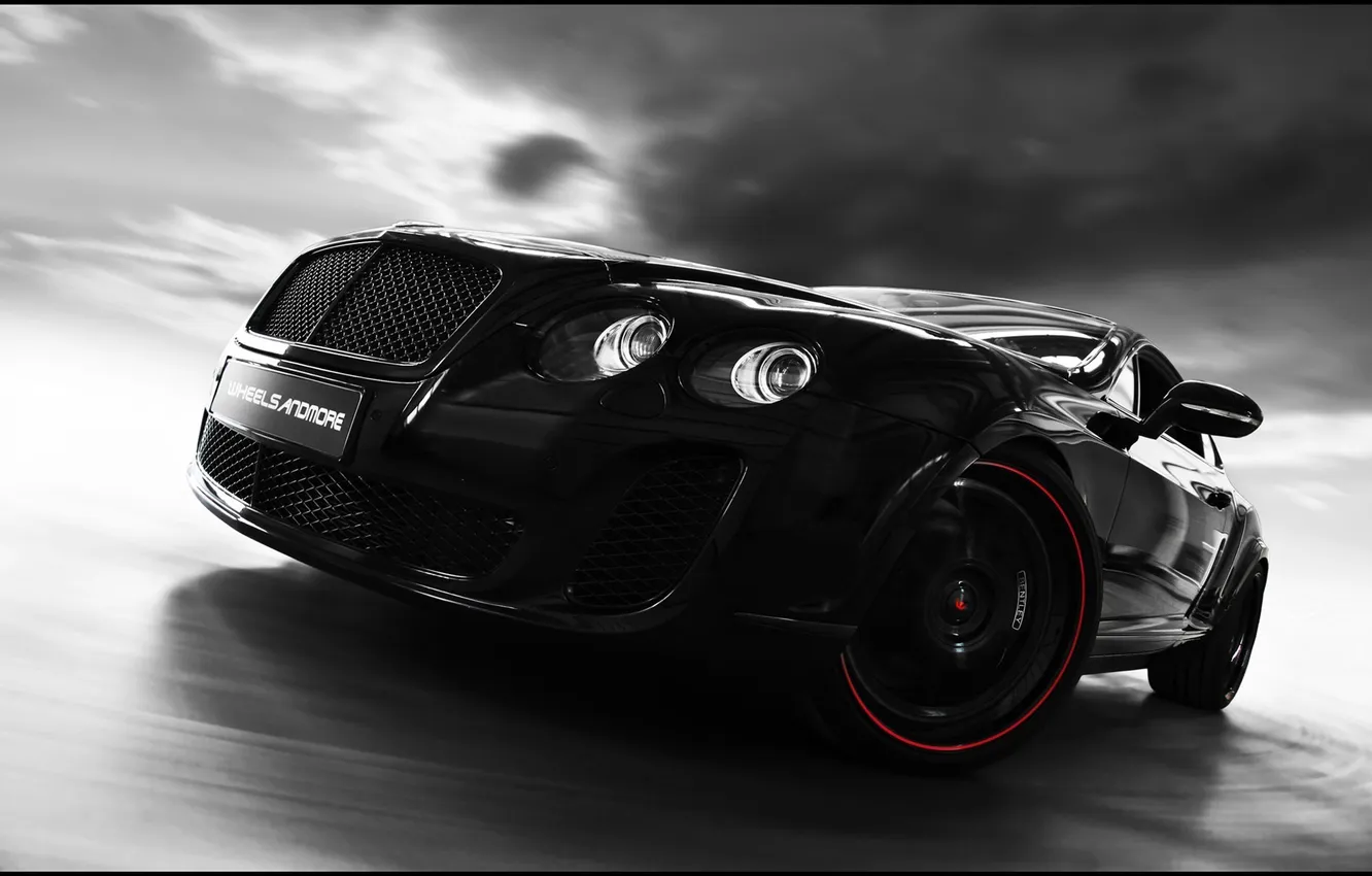 Photo wallpaper Bentley, Continental, front, Wheelsandmore, Bentley, Supersports