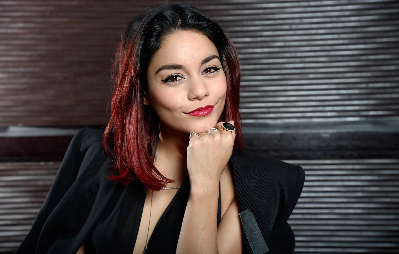 Photo wallpaper look, smile, model, Paris, actress, hairstyle, jacket, photoshoot