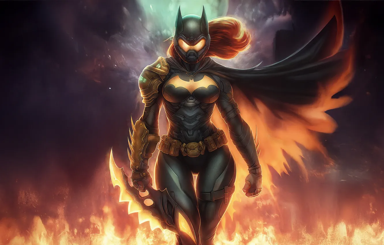 Photo wallpaper Hell, Batgirl, huntres
