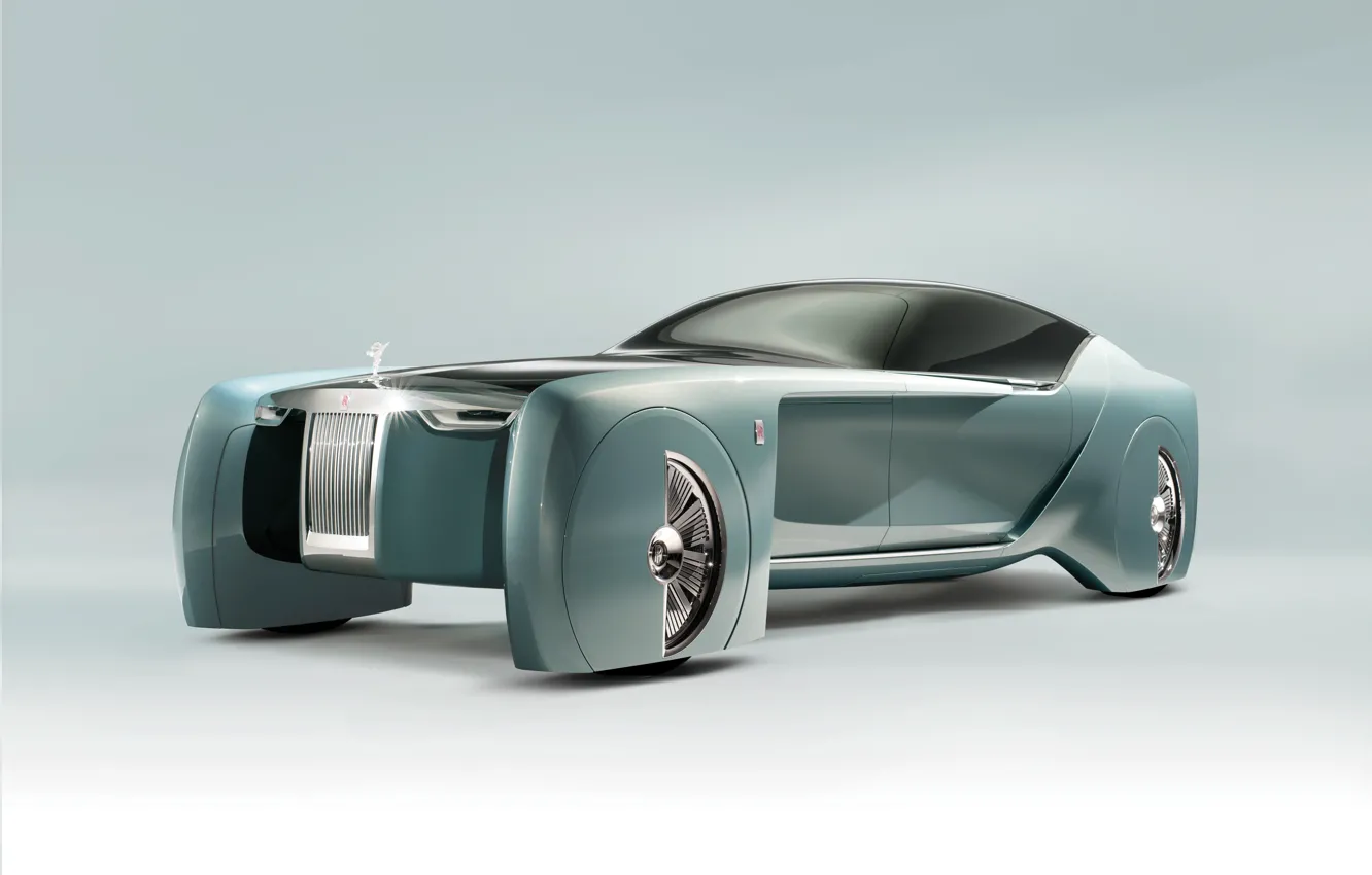 Photo wallpaper The concept, Rolls Royce, Vision Next 100, Luxury car, Autonomous, Futuristic concept car, Luxury Cars, …