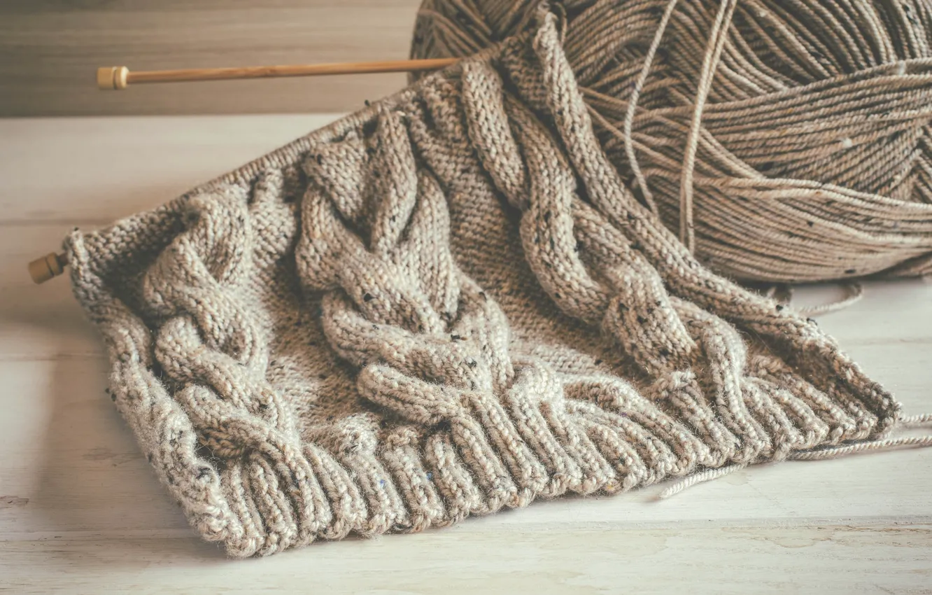 Photo wallpaper thread, spokes, knitting