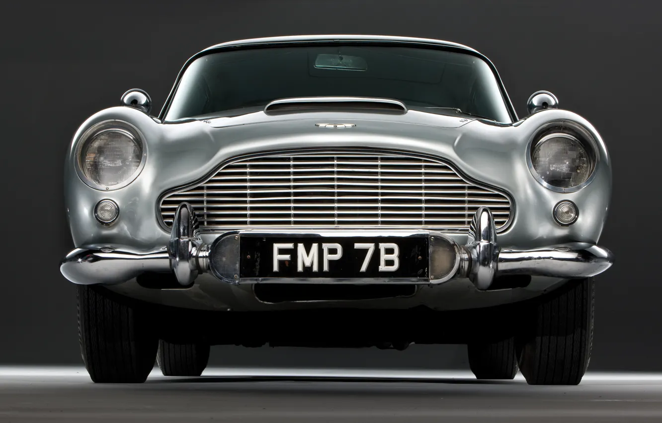 Photo wallpaper grey, Aston Martin, classic, DB5, 1963—1965