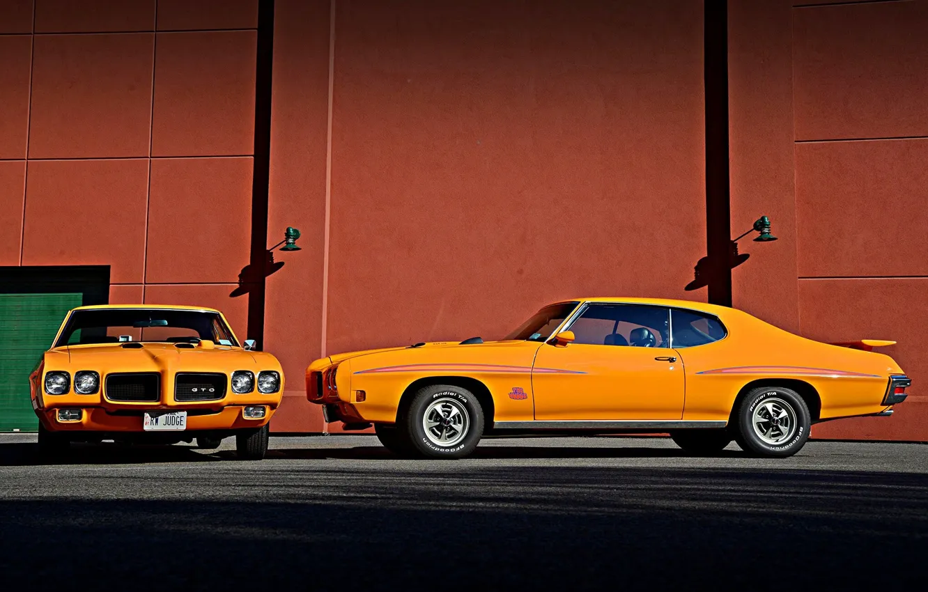 Photo wallpaper Muscle, Cars, Pontiac, GTO