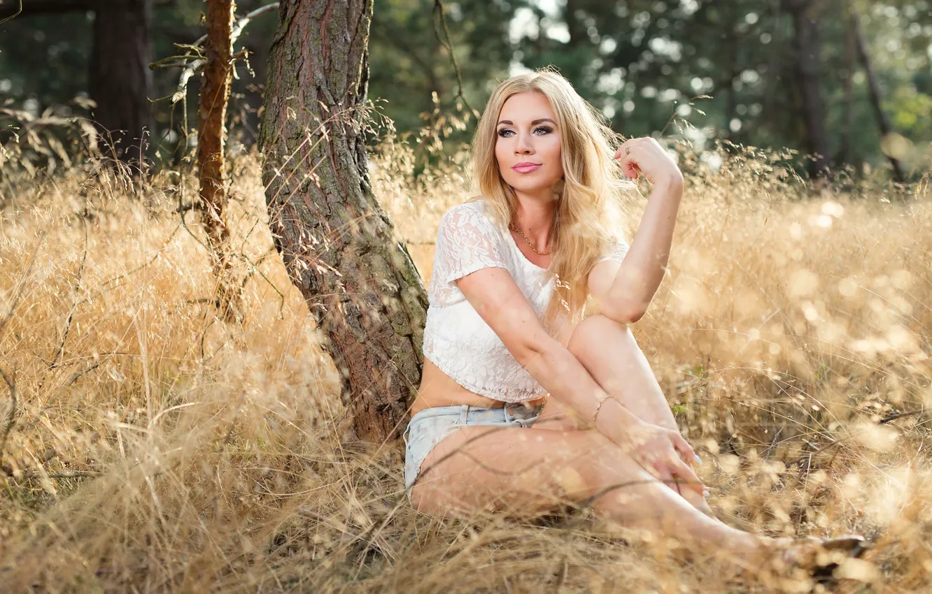 Photo wallpaper summer, girl, Lesley