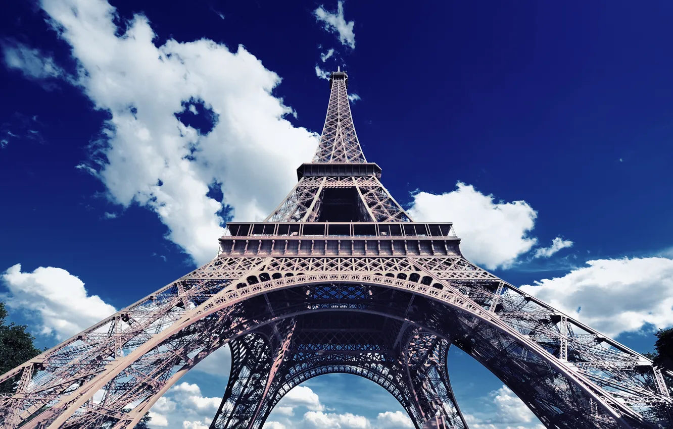 Photo wallpaper Eiffel tower, Paris, France